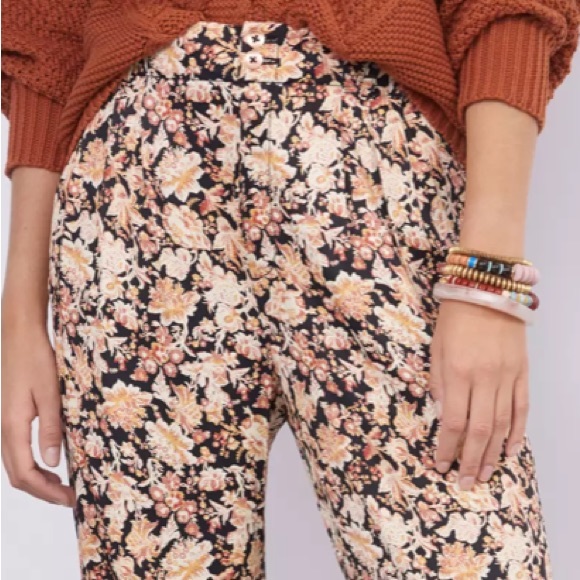 Anthropologie Diandra Pleated Joggers NWOT Size 2 - Picture 4 of 14